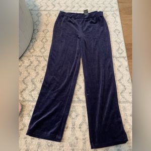 Velour Track Pants